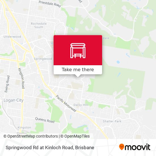 Springwood Rd at Kinloch Road map