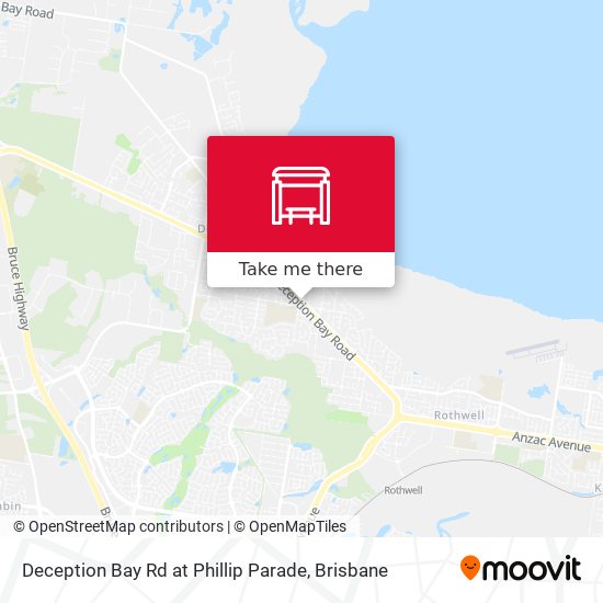 Deception Bay Rd at Phillip Parade map
