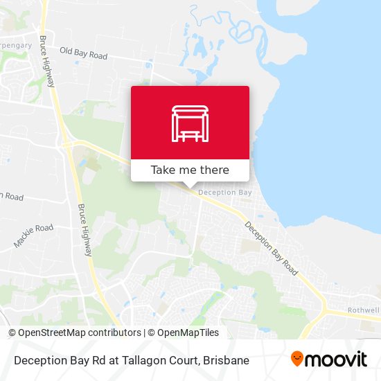 Mapa Deception Bay Rd at Tallagon Court