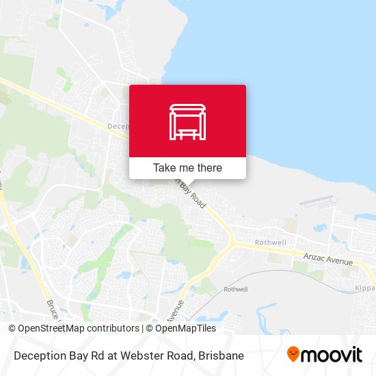 Mapa Deception Bay Rd at Webster Road