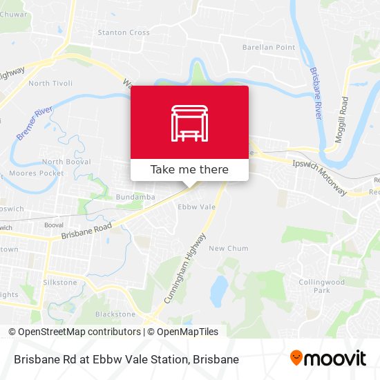 Mapa Brisbane Rd at Ebbw Vale Station