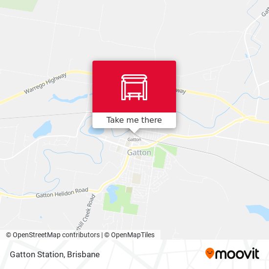 Gatton Station map