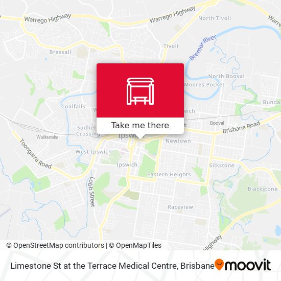 Limestone St at the Terrace Medical Centre map