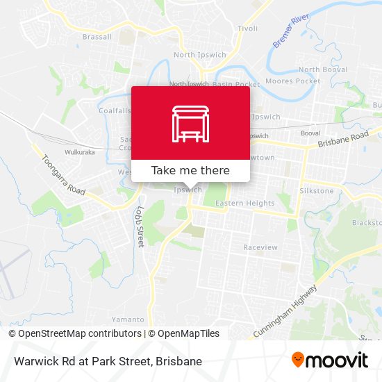 Warwick Rd at Park Street map