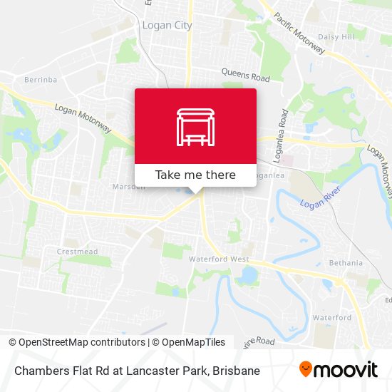 Chambers Flat Rd at Lancaster Park map
