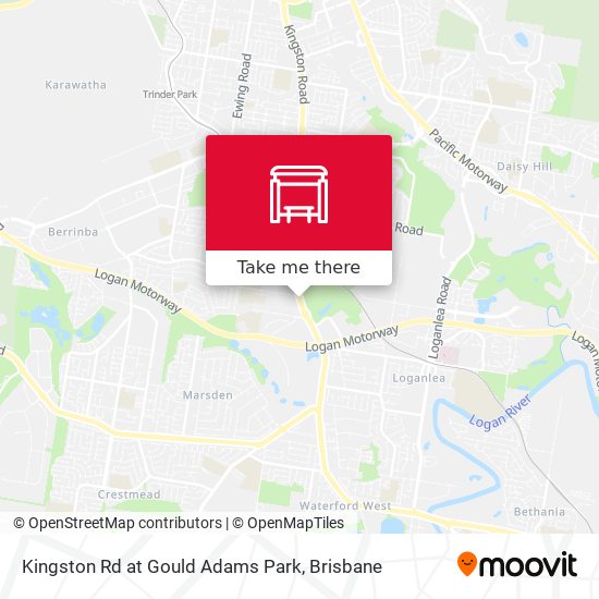 Kingston Rd at Gould Adams Park map