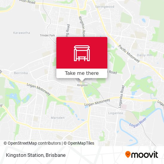 Kingston Station map