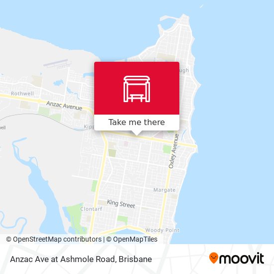 Anzac Ave at Ashmole Road map