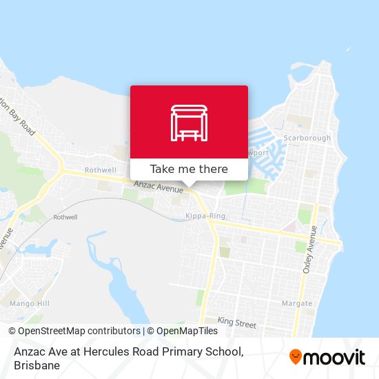 Mapa Anzac Ave at Hercules Road Primary School