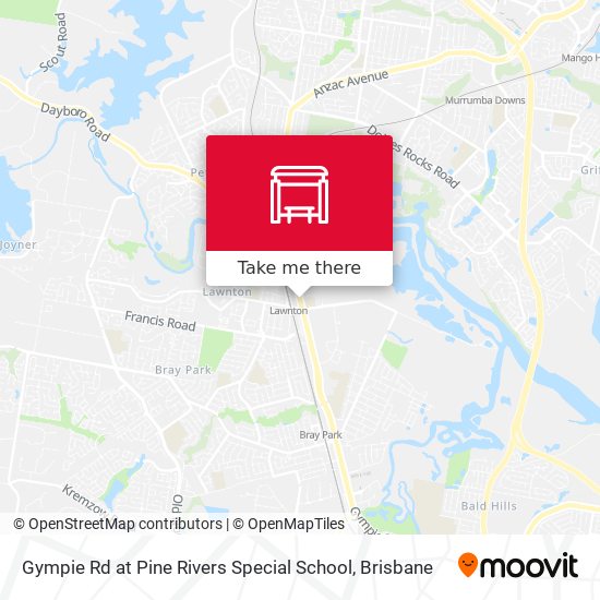 Mapa Gympie Rd at Pine Rivers Special School