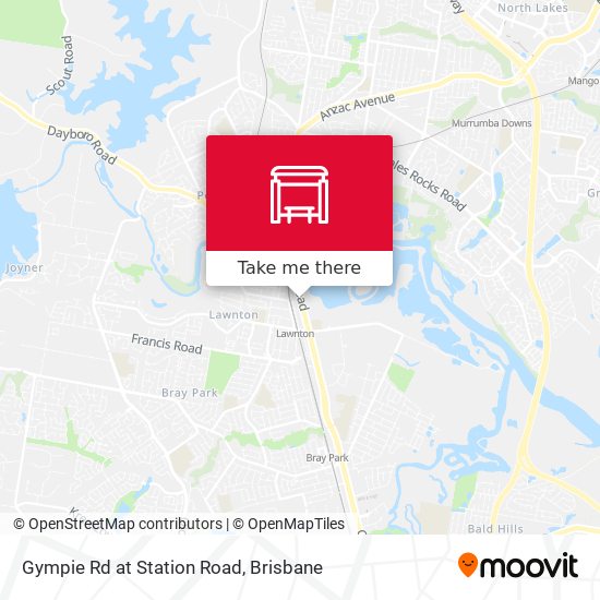 Gympie Rd at Station Road map