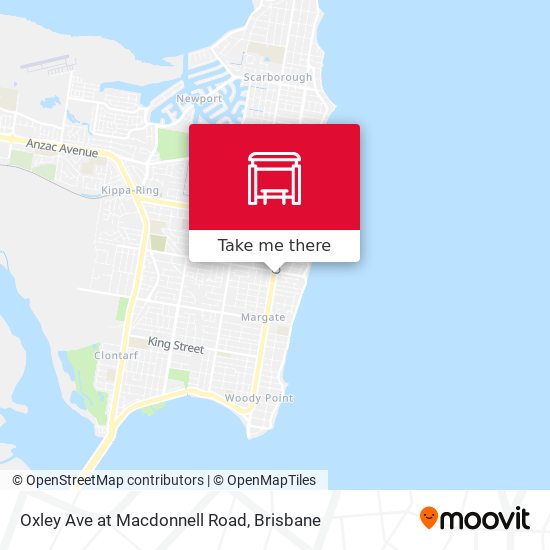 Oxley Ave at Macdonnell Road map