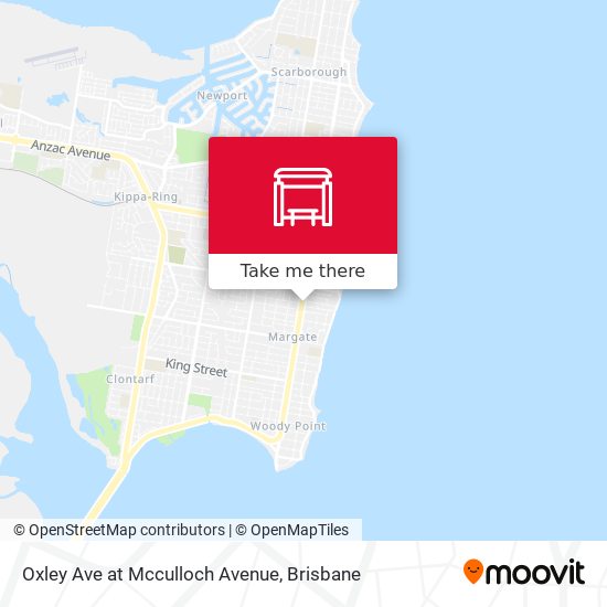 Oxley Ave at Mcculloch Avenue map