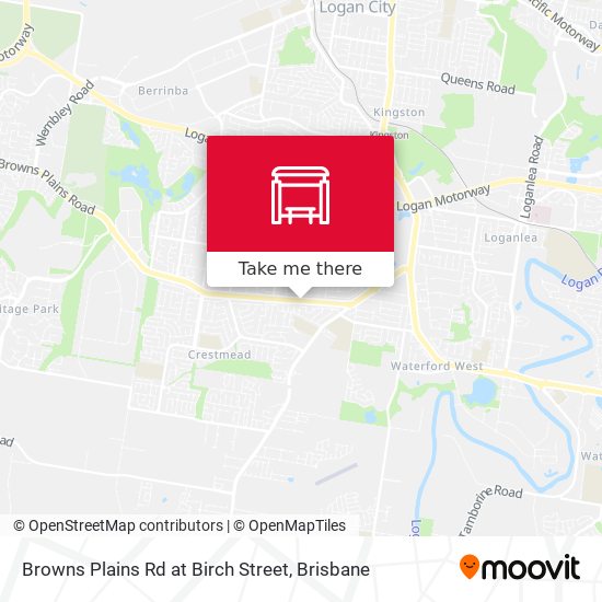 Browns Plains Rd at Birch Street map