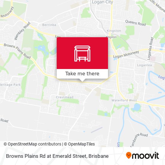 Mapa Browns Plains Rd at Emerald Street