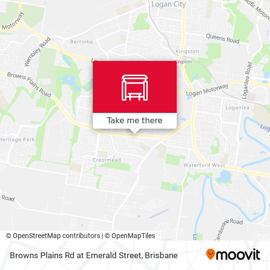 Browns Plains Rd at Emerald Street map