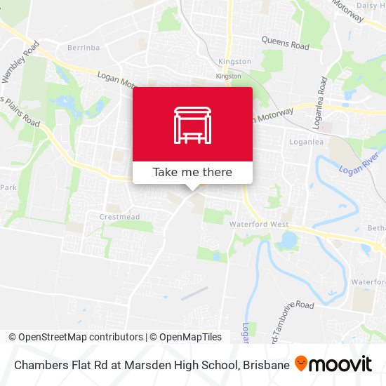 Mapa Chambers Flat Rd at Marsden High School