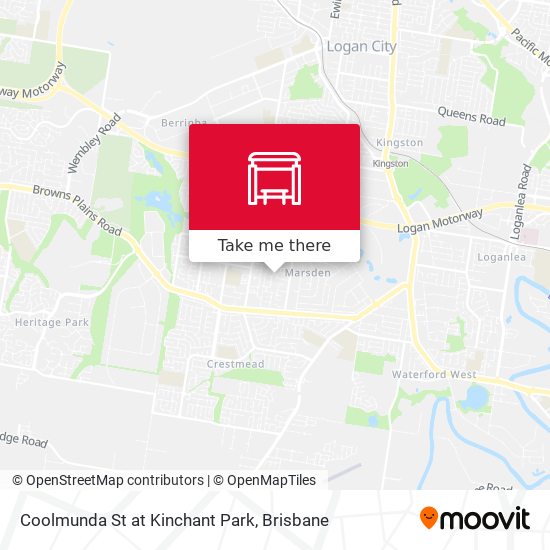 Coolmunda St at Kinchant Park map