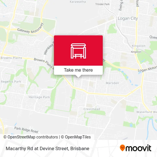 Macarthy Rd at Devine Street map