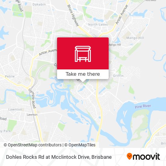 Dohles Rocks Rd at Mcclintock Drive map