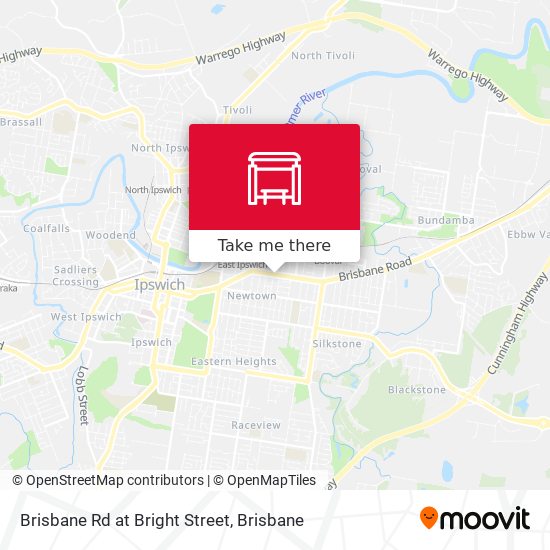 Brisbane Rd at Bright Street map