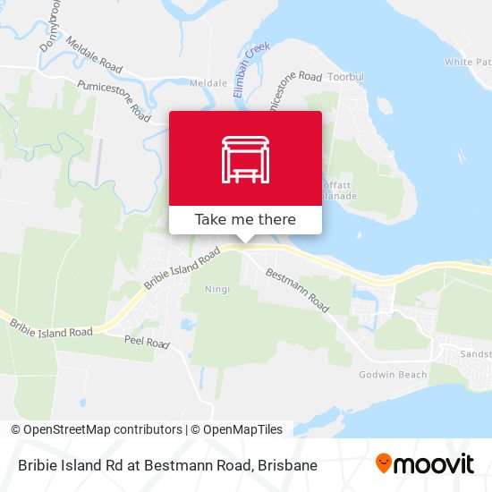 Bribie Island Rd at Bestmann Road map