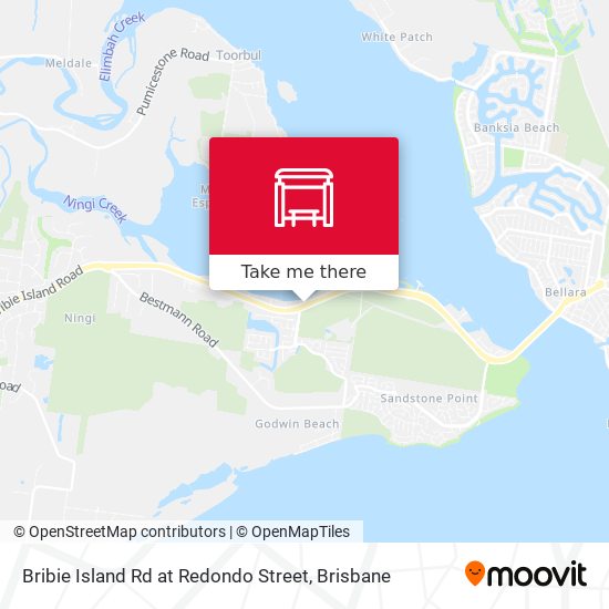 Bribie Island Rd at Redondo Street map
