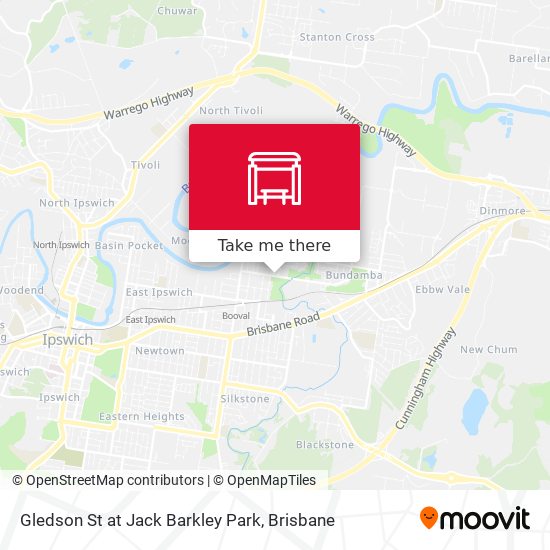 Gledson St at Jack Barkley Park map