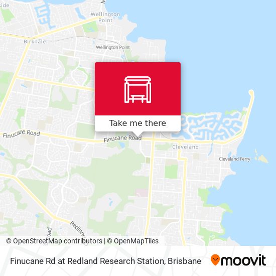 Finucane Rd at Redland Research Station map