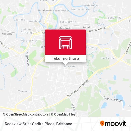 Raceview St at Carlita Place map