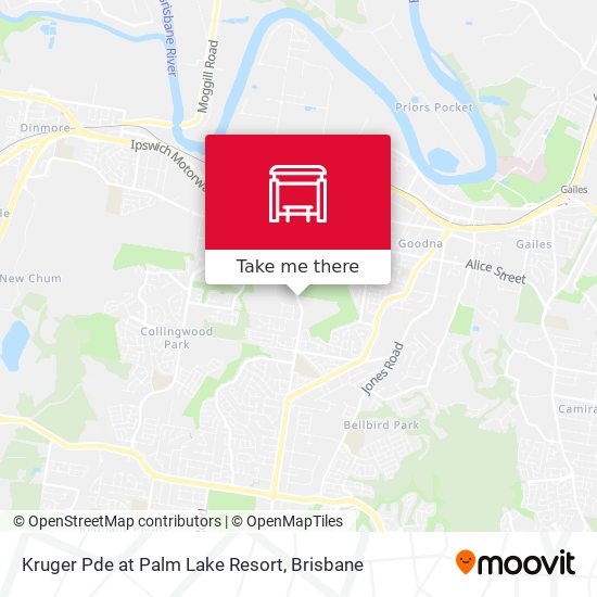 Kruger Pde at Palm Lake Resort map