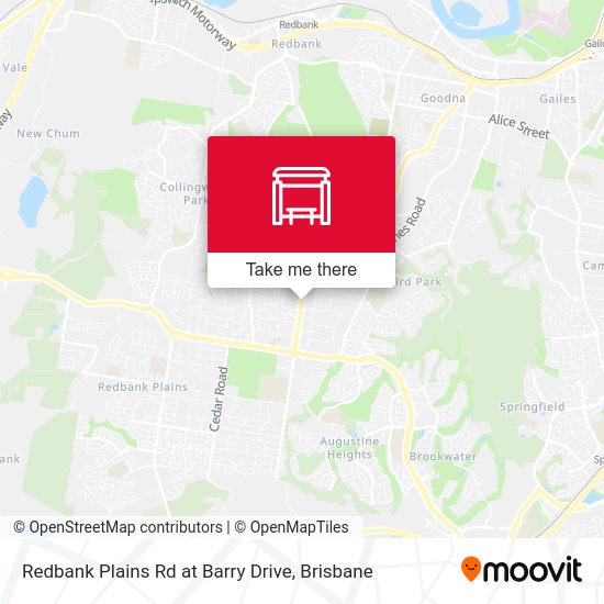 Redbank Plains Rd at Barry Drive map