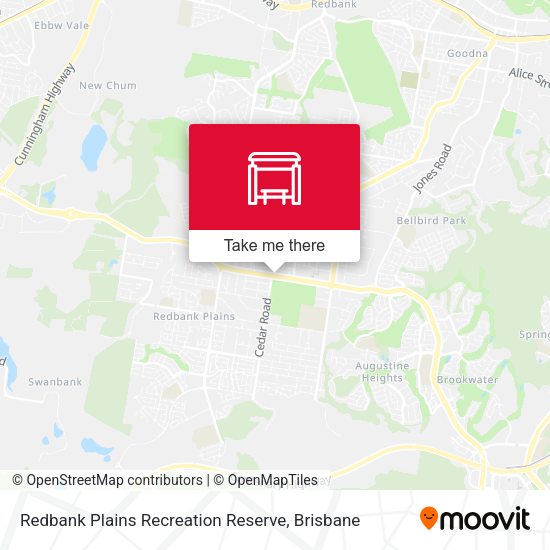Redbank Plains Recreation Reserve map