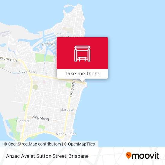 Anzac Ave at Sutton Street map