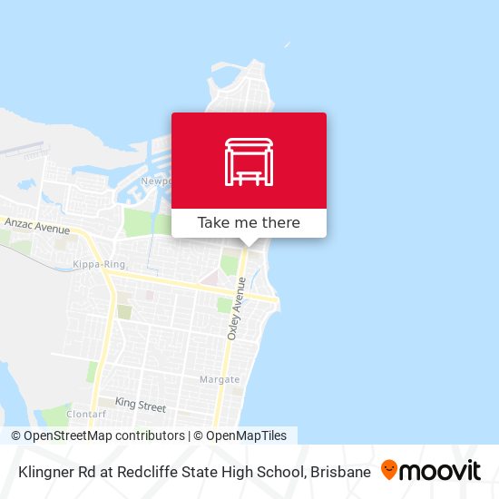 Klingner Rd at Redcliffe State High School map