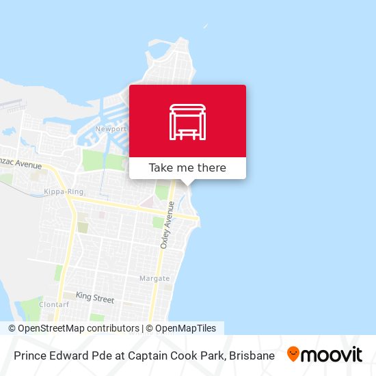 Mapa Prince Edward Pde at Captain Cook Park