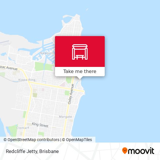 Mapa Redcliffe Jetty