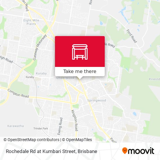 Rochedale Rd at Kumbari Street map