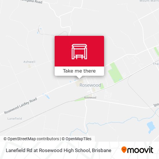 Lanefield Rd at Rosewood High School map