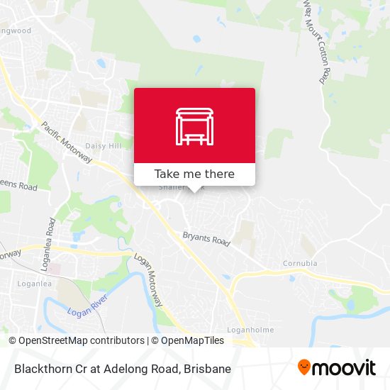 Blackthorn Cr at Adelong Road map