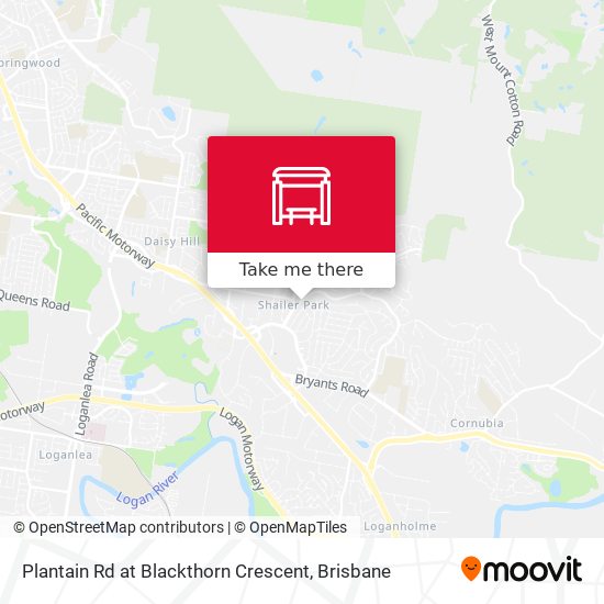 Plantain Rd at Blackthorn Crescent map