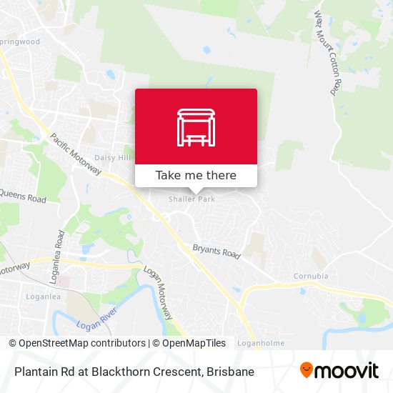Plantain Rd at Blackthorn Crescent map