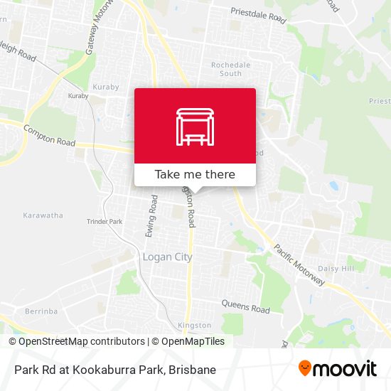 Park Rd at Kookaburra Park map