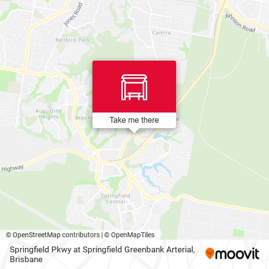Springfield Pkwy at Springfield Greenbank Arterial map