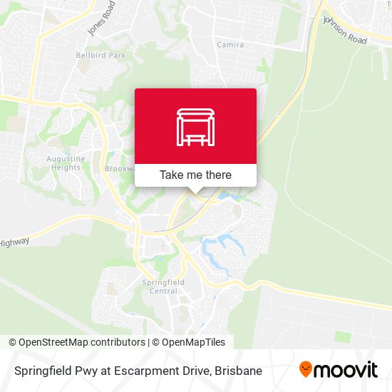 Springfield Pwy at Escarpment Drive map
