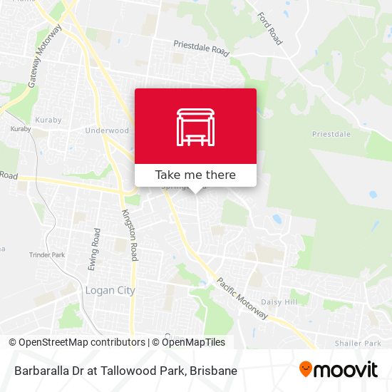 Barbaralla Dr at Tallowood Park map