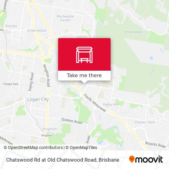 Chatswood Rd at Old Chatswood Road map