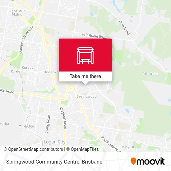 Mapa Springwood Community Centre