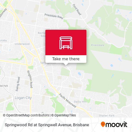 Springwood Rd at Springwell Avenue map