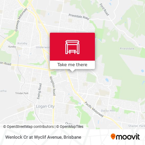 Wenlock Cr at Wyclif Avenue map